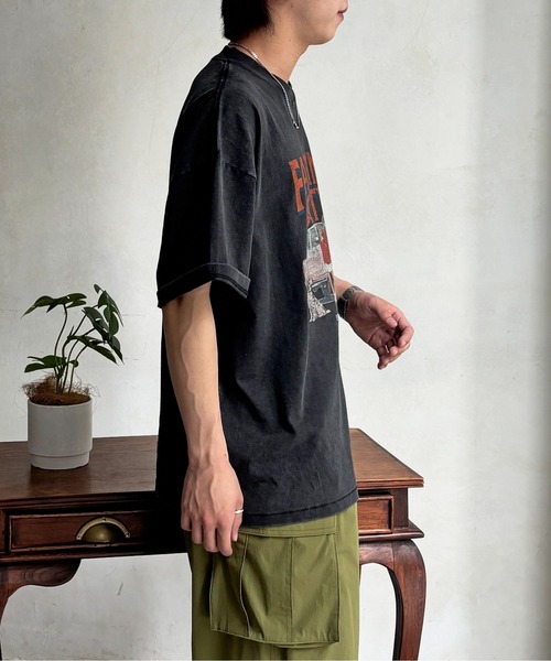 CPCM(シーピーシーエム)の「パウダー加工ヴィンテージライクT(Tシャツ/カットソー・メンズ・チャコールグレー/ブラック/グレー/ブラック系その他2/ブラック系その他3/ブラック系その他/グレー系その他/グレー系その他2/グレー系その他3/ダークグレー/グレー系その他4・MEDIUM/LARGE/SMALL)」の16枚目の写真