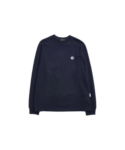 999HUMANITY(999ヒューマニティ)の「EVDロゴロングスリーブTシャツ(ダークネイビー)(Tシャツ/カットソー・レディース・その他・1(S)/2(M)/3(L))」の1枚目の写真