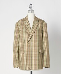 LOEFF | ＜LOEFF＞チェック ボックス ジャケット(テーラードジャケット)