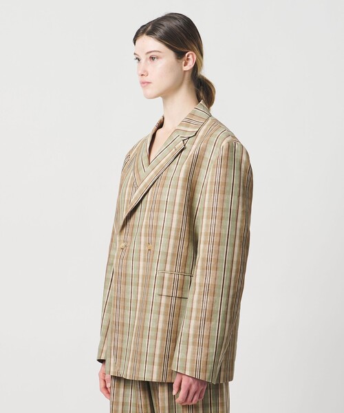 LOEFF（ロエフ）の「＜LOEFF＞チェック ボックス ジャケット（テーラードジャケット・レディース・ベージュ・0）」の20枚目の写真