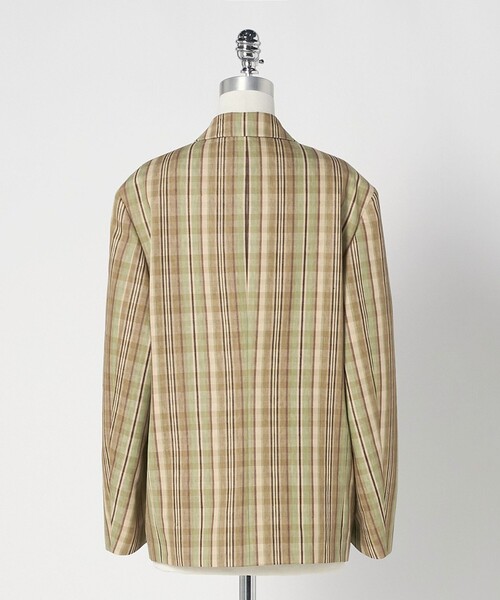 LOEFF（ロエフ）の「＜LOEFF＞チェック ボックス ジャケット（テーラードジャケット・レディース・ベージュ・0）」の14枚目の写真