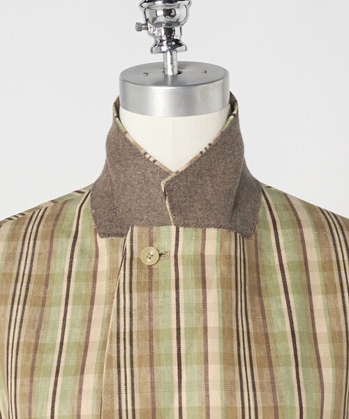 LOEFF（ロエフ）の「＜LOEFF＞チェック ボックス ジャケット（テーラードジャケット・レディース・ベージュ・0）」の5枚目の写真