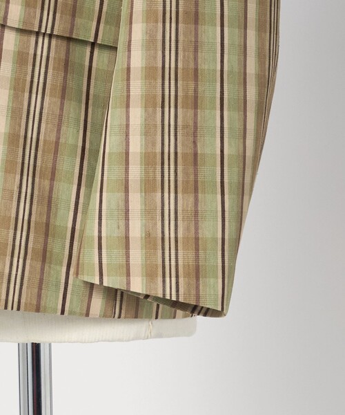 LOEFF（ロエフ）の「＜LOEFF＞チェック ボックス ジャケット（テーラードジャケット・レディース・ベージュ・0）」の6枚目の写真