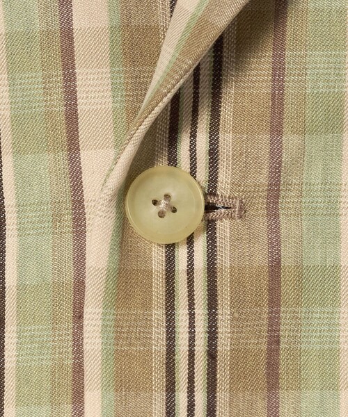 LOEFF（ロエフ）の「＜LOEFF＞チェック ボックス ジャケット（テーラードジャケット・レディース・ベージュ・0）」の7枚目の写真