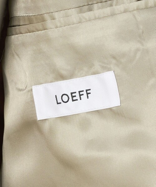 LOEFF（ロエフ）の「＜LOEFF＞チェック ボックス ジャケット（テーラードジャケット・レディース・ベージュ・0）」の3枚目の写真