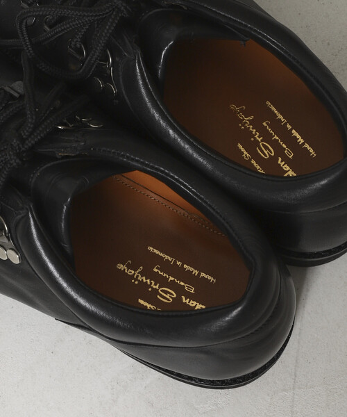 JALAN SRIWIJAYA（ジャランスリウァヤ）の「Jalan Sriwijaya/ジャランスリウァヤ 別注 MOUNTAIN LOW WR / 99119 (26cm～28cmサイズ展開)（モカシン/デッキシューズ・メンズ・ブラック・9/8h/8/7h/7）」の9枚目の写真