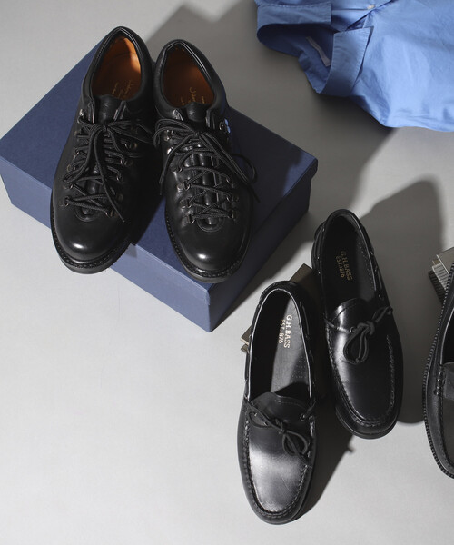 JALAN SRIWIJAYA（ジャランスリウァヤ）の「Jalan Sriwijaya/ジャランスリウァヤ 別注 MOUNTAIN LOW WR / 99119 (26cm～28cmサイズ展開)（モカシン/デッキシューズ・メンズ・ブラック・9/8h/8/7h/7）」の5枚目の写真