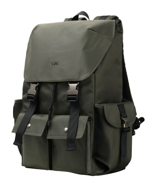 LEMASQUE(ルマスク)の「旅行用大容量ビジネス17インチノートパソコンバックパック Voyage series 001 2カラー(バックパック/リュック・レディース・オリーブ/ブラック・FREE)」の4枚目の写真