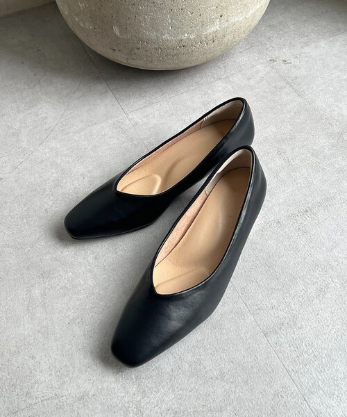 un dix cors（アンディコール）の「スクエアパンプス（パンプス・レディース・ブラック/シルバー/グレー・MEDIUM/LARGE）」の4枚目の写真