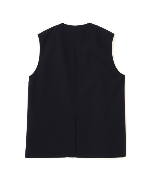 MHL.(エムエイチエル)の「UNIFORM WOOL POLYESTER(ブルゾン・レディース・ネイビー・2)」の5枚目の写真