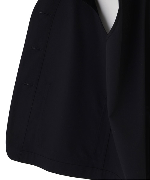 MHL.(エムエイチエル)の「UNIFORM WOOL POLYESTER(ブルゾン・レディース・ネイビー・2)」の7枚目の写真