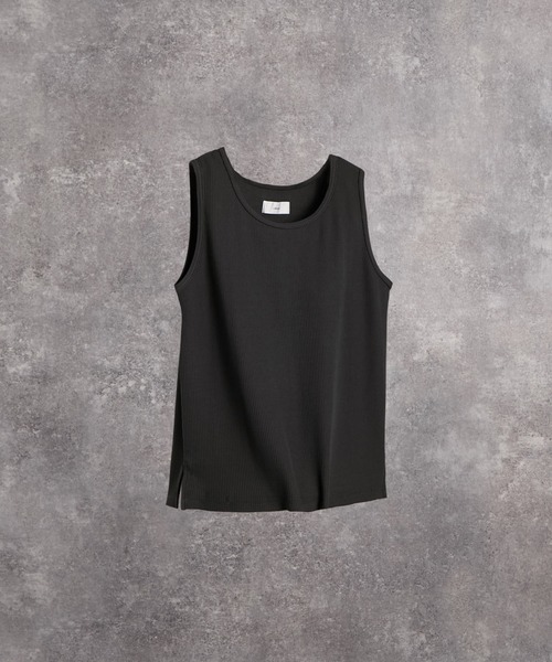 Waffle Layered Cropped Tank Top / Absorbent Quick Dry / ワッフル