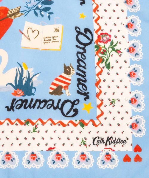 Cath Kidston(キャスキッドソン)の「スカーフハンカチ Dreamer(ハンカチ/ハンドタオル・レディース・ブルー・FREE)」の7枚目の写真