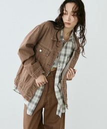 Aunt Marie's | フェードダイデニムオーバージャケット(デニムジャケット)