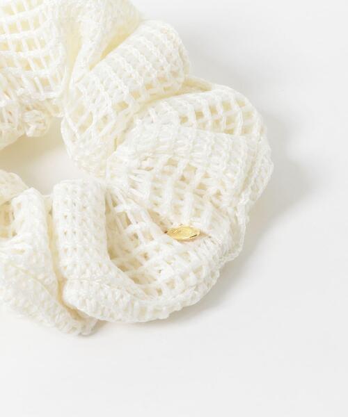 SMELLY(スメリー)の「ニットシュシュ(シュシュ・レディース・ブラック/アイボリー・-)」の7枚目の写真