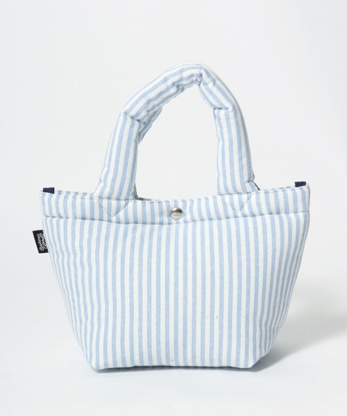 CONVERSE（コンバース）の「CONVERSE×OSAMU GOODS コラボ ストライプ ミニトートバッグ/ランチトート/レディース（トートバッグ・レディース・イエロー/サックスブルー/ピンク/グリーン・FREE）」の15枚目の写真