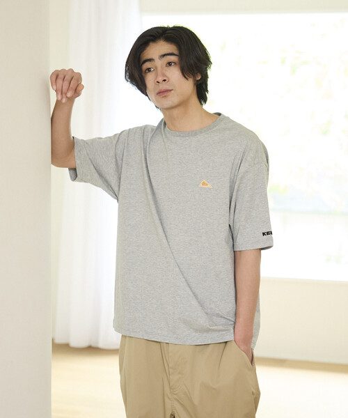FREAK'S STORE(フリークスストア)の「限定展開 KELTY×FREAK'S STORE ケルティ 別注 ビッグシルエット マウンテンロゴ バックプリント Tシャツ UVカット 接触冷感 吸水速乾(Tシャツ/カットソー・メンズ・ベージュ/ピンク/ホワイト/杢グレー/ブラック・LARGE/MEDIUM/SMALL)」の6枚目の写真