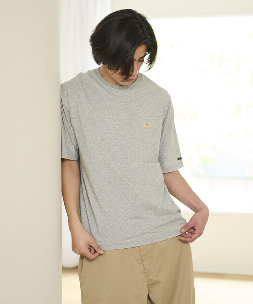 FREAK'S STORE(フリークスストア)の「限定展開 KELTY×FREAK'S STORE ケルティ 別注 ビッグシルエット マウンテンロゴ バックプリント Tシャツ UVカット 接触冷感 吸水速乾(Tシャツ/カットソー・メンズ・ベージュ/ピンク/ホワイト/杢グレー/ブラック・LARGE/MEDIUM/SMALL)」の7枚目の写真