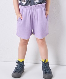 pairmanon（ペアマノン）の「【さらっとワッフル】ガールズ 配色ステッチ ショートパンツ（その他パンツ）」