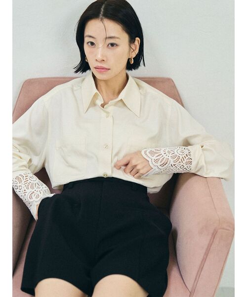 LAGUNAMOON（ラグナムーン）の「ダブルクロスショートパンツ（その他パンツ・レディース・モカ/ブラック・SMALL/MEDIUM）」の18枚目の写真