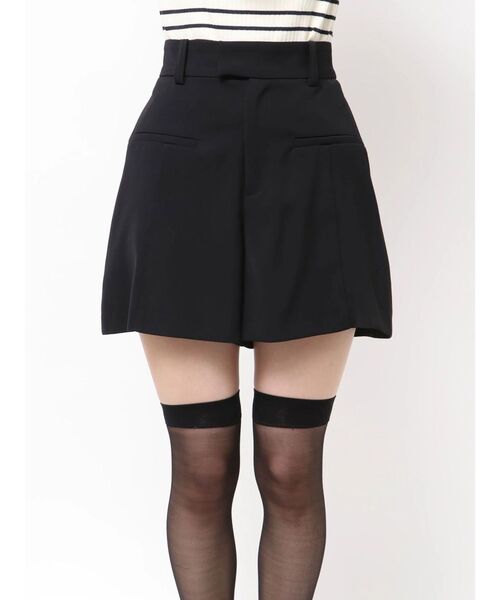 LAGUNAMOON(ラグナムーン)の「ダブルクロスショートパンツ(その他パンツ・レディース・モカ/ブラック・SMALL/MEDIUM)」の20枚目の写真