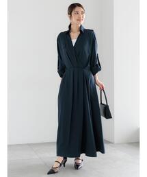 Te chichi（テチチ）の「トレンチカシュクールワンピース《2026 spring catalog item》（ワンピース）」