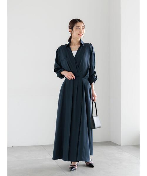 オールドマンズテーラー　カシュクール　ワンピース セール】トレンチカシュクールワンピース《2026 spring catalog item