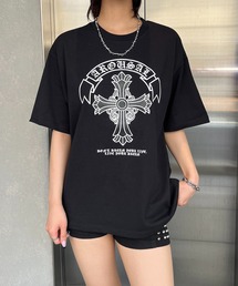 【26年春夏新作】PUアップリケ半袖Tシャツ