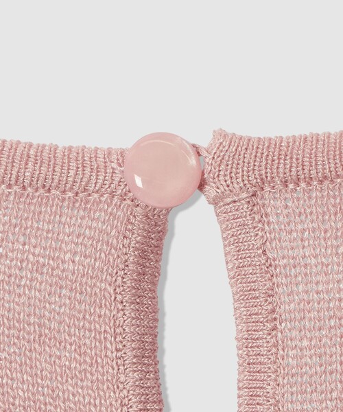 ANAYI（アナイ）の「シアー天竺クルーネック プルオーバー（ニット/セーター・レディース・ライトグレー/グリーン/ピンク/ホワイト/ブラック・38/36）」の12枚目の写真