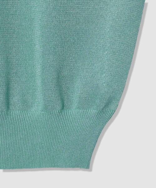 ANAYI（アナイ）の「シアー天竺クルーネック プルオーバー（ニット/セーター・レディース・ライトグレー/グリーン/ピンク/ホワイト/ブラック・38/36）」の17枚目の写真