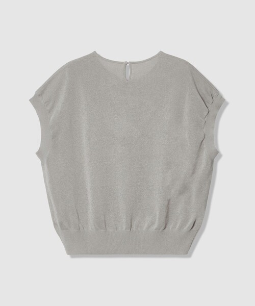 ANAYI（アナイ）の「シアー天竺クルーネック プルオーバー（ニット/セーター・レディース・ライトグレー/グリーン/ピンク/ホワイト/ブラック・38/36）」の21枚目の写真