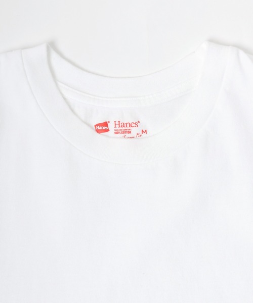 HANES(ヘインズ)の「Hanes(ヘインズ)ジャパンフィット ノースリーブTシャツ 無地アソートカラー2枚組/綿100% インナー レディース(Tシャツ/カットソー・レディース・ホワイト×ブラック/ホワイト系その他・M/L)」の9枚目の写真