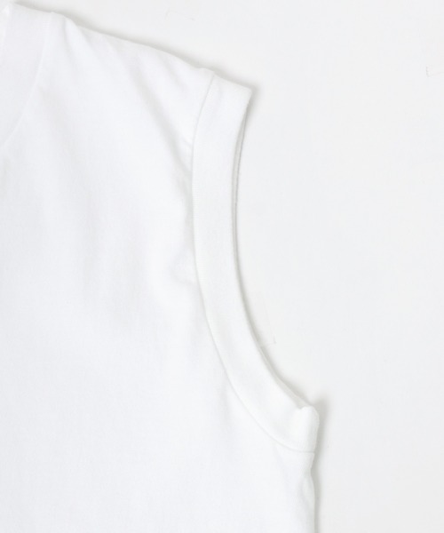 HANES(ヘインズ)の「Hanes(ヘインズ)ジャパンフィット ノースリーブTシャツ 無地アソートカラー2枚組/綿100% インナー レディース(Tシャツ/カットソー・レディース・ホワイト×ブラック/ホワイト系その他・M/L)」の10枚目の写真