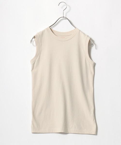 HANES(ヘインズ)の「Hanes(ヘインズ)ジャパンフィット ノースリーブTシャツ 無地アソートカラー2枚組/綿100% インナー レディース(Tシャツ/カットソー・レディース・ホワイト×ブラック/ホワイト系その他・M/L)」の14枚目の写真