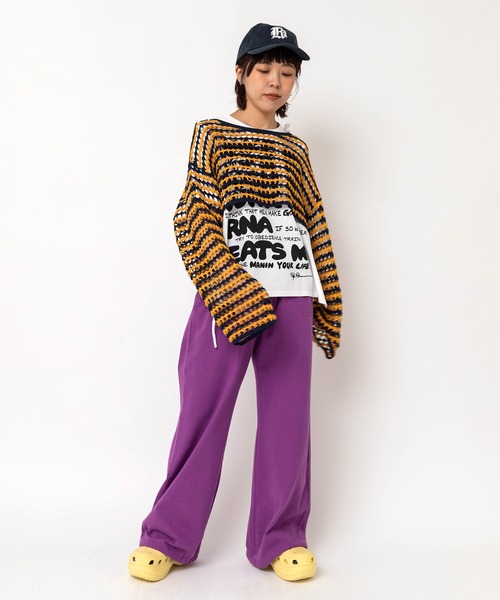 RNA(アールエヌエー)の「M2672 リボンスラッシュルーズTEE(Tシャツ/カットソー・レディース・ホワイト/ブラック/ブルー・MEDIUM)」の17枚目の写真