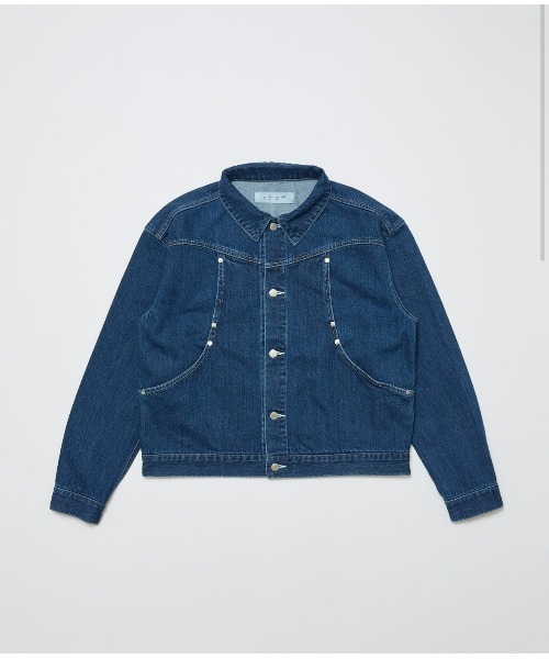 bal(バル)の「【BAL】バル CARB POCKET WASHIED DENIM JACKET(デニムジャケット・メンズ・ブルー・SMALL/LARGE)」の1枚目の写真