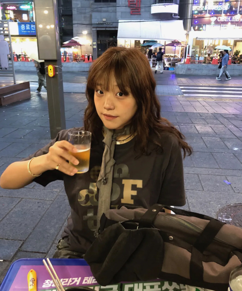 GRAVER（グレーバー）の「[ユニセックス]カモ END OF TIME 半袖Tシャツ_4カラー（Tシャツ/カットソー・レディース・チャコールグレー/ブラック/ホワイト/ベージュ・X-LARGE/SMALL/LARGE/MEDIUM）」の8枚目の写真