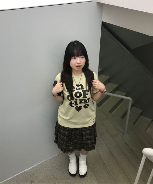 GRAVER（グレーバー）の「[ユニセックス]カモ END OF TIME 半袖Tシャツ_4カラー（Tシャツ/カットソー・レディース・チャコールグレー/ブラック/ホワイト/ベージュ・X-LARGE/SMALL/LARGE/MEDIUM）」の12枚目の写真