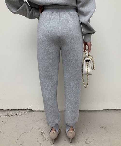 BIRTHDAY BASH(バースデイバッシュ)の「DIANA PEARL BEAUTY JOGGER PANTS(ダイアナパールビューティジョガーパンツ)(その他パンツ・レディース・グレー/ホワイト・SMALL/MEDIUM)」の6枚目の写真