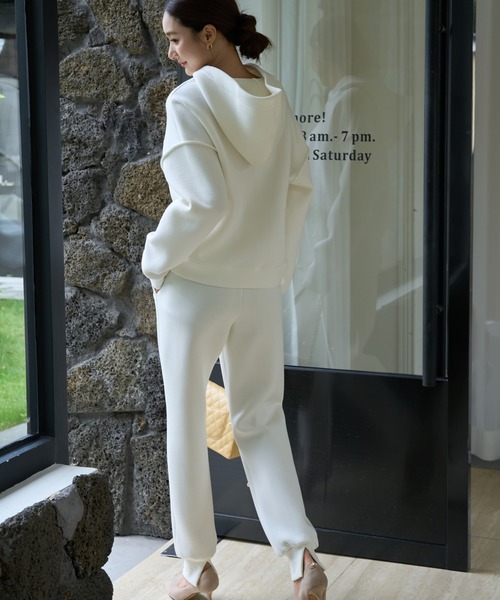 BIRTHDAY BASH(バースデイバッシュ)の「DIANA PEARL BEAUTY JOGGER PANTS(ダイアナパールビューティジョガーパンツ)(その他パンツ・レディース・グレー/ホワイト・SMALL/MEDIUM)」の12枚目の写真