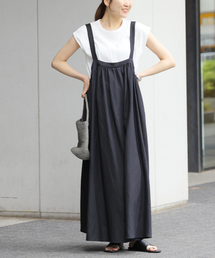 《2点セット》リネンミックスタックワンピース+タンク