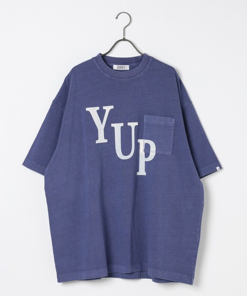 GEORGE'S(ジョージズ)の「ピグメントプリントTシャツ(Tシャツ/カットソー・メンズ・オフホワイト/ブルー/スミクロ・MEDIUM/LARGE)」の15枚目の写真