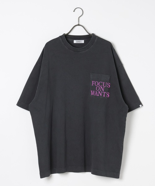 GEORGE'S(ジョージズ)の「ピグメントプリントTシャツ(Tシャツ/カットソー・メンズ・オフホワイト/ブルー/スミクロ・MEDIUM/LARGE)」の4枚目の写真