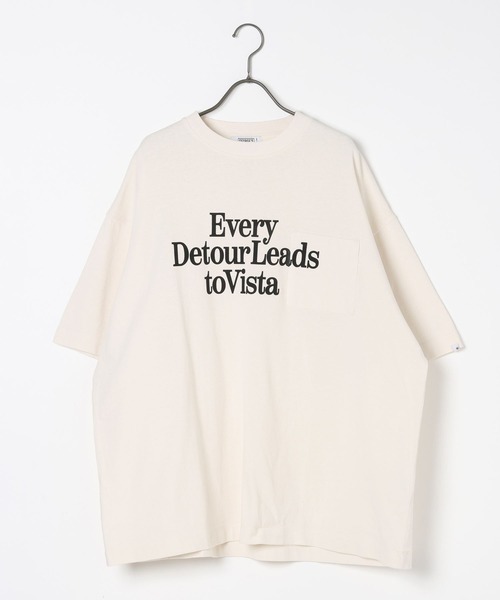 GEORGE'S(ジョージズ)の「ピグメントプリントTシャツ(Tシャツ/カットソー・メンズ・オフホワイト/ブルー/スミクロ・MEDIUM/LARGE)」の12枚目の写真