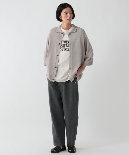 GEORGE'S(ジョージズ)の「ピグメントプリントTシャツ(Tシャツ/カットソー・メンズ・オフホワイト/ブルー/スミクロ・MEDIUM/LARGE)」の17枚目の写真