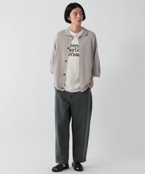 GEORGE'S(ジョージズ)の「ピグメントプリントTシャツ(Tシャツ/カットソー・メンズ・オフホワイト/ブルー/スミクロ・MEDIUM/LARGE)」の18枚目の写真