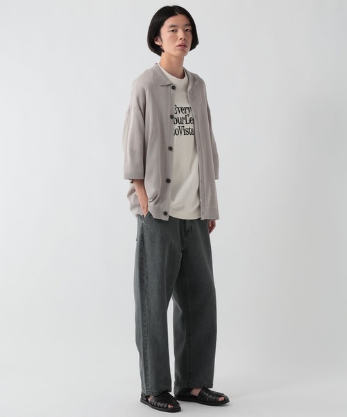 GEORGE'S(ジョージズ)の「ピグメントプリントTシャツ(Tシャツ/カットソー・メンズ・オフホワイト/ブルー/スミクロ・MEDIUM/LARGE)」の19枚目の写真