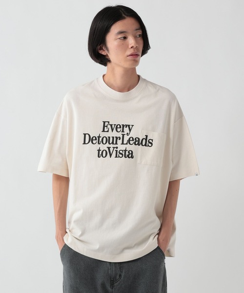 GEORGE'S(ジョージズ)の「ピグメントプリントTシャツ(Tシャツ/カットソー・メンズ・オフホワイト/ブルー/スミクロ・MEDIUM/LARGE)」の21枚目の写真