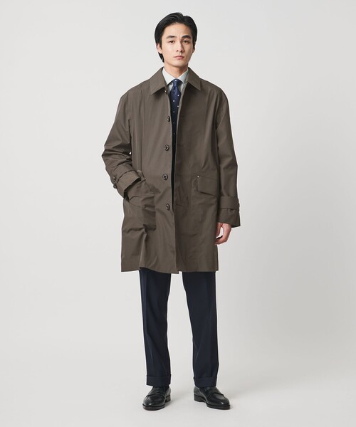 Mackintosh(マッキントッシュ)の「【別注】<MACKINTOSH>TECH HUMBIE SL/テック ハンビー スリム(ステンカラーコート・メンズ・ダークブラウン/ネイビー・38/36/40)」の19枚目の写真