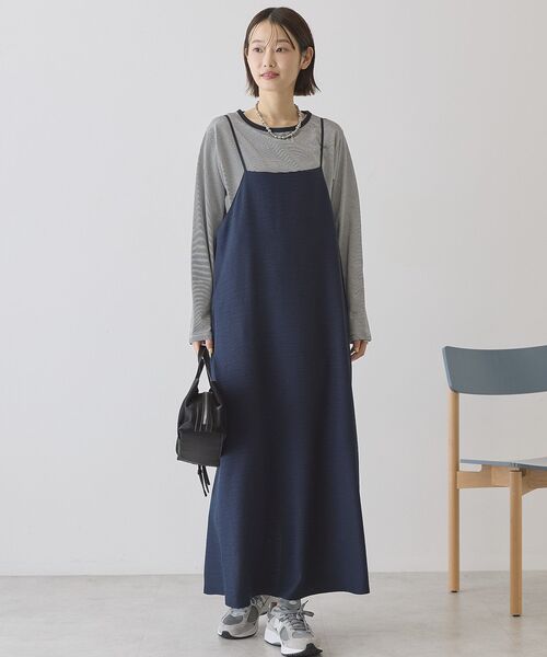 AMERICAN HOLIC(アメリカンホリック)の「シアーカラーボーダープルオーバー(Tシャツ/カットソー・レディース・ダークネイビー/ライトグレー・M/L)」の20枚目の写真